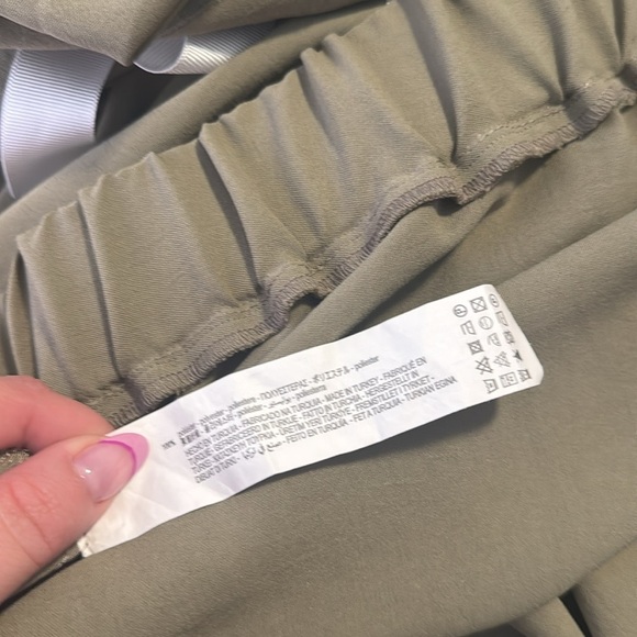 Zara Green Sporty Athletic Hooded Track Dress Size Small - Picture 7 of 9